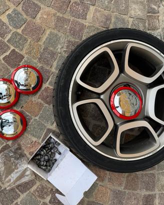 Cerchi 500 abarth anmo 2012 diamantati