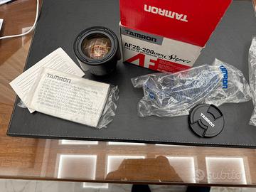 Obiettivo Tamron 28-200 f 3,8-5,6 per Minolta