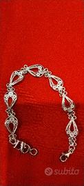 Bracciale in filigrana d'argento 925 