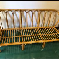 Divano vimini bamboo 3 posti