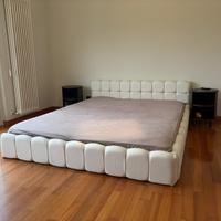 Letto Matrimoniale Nuvola 160x200 Beige