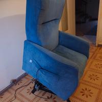 Poltrona elettrica relax per anziani disabili 
