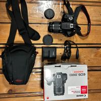 Canon D2000 + obiettivo efs 18-55mm