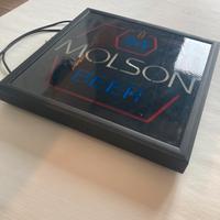 Neon birra canadese Molson 1995