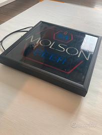 Neon birra canadese Molson 1995