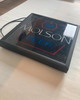 Neon birra canadese Molson 1995