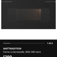 Microonde MATTRADITION Ikea - NUOVO inscatolato