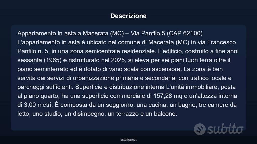Appartamento – Macerata, Tre Vie, Villa Potenza - Vista 5