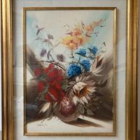 Quadro dipinto a mano “Fiori” di Foglia