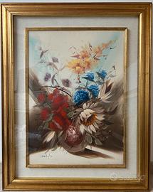 Quadro dipinto a mano “Fiori” di Foglia