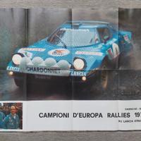 poster Autosprint Rally lancia stratos 1977 