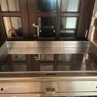 Piastra fry top cromata professionale