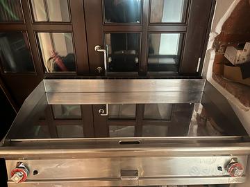 Piastra fry top cromata professionale