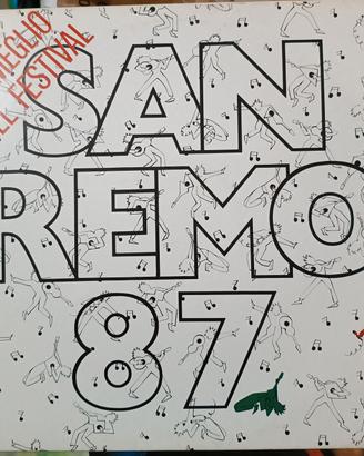LP 33 giri Sanremo 87 