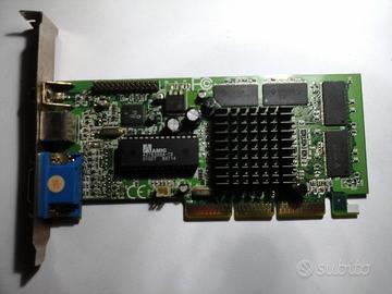 Scheda video vintage Nvidia geforce2 mx200 32mb