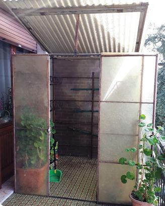 SERRA TERRAZZO GIARDINO  cm. 158 x 150 alta 185  