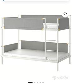 Letto a castello 90*200 con un materasso