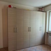 Armadio sei ante legno chiaro come nuovo