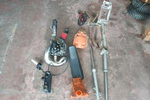 ktm sx 50 disassemblato