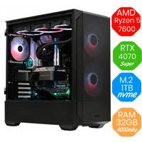 AMD Ryzen 5 7600 - RTX 4070 SUPER - M.2 1tb -