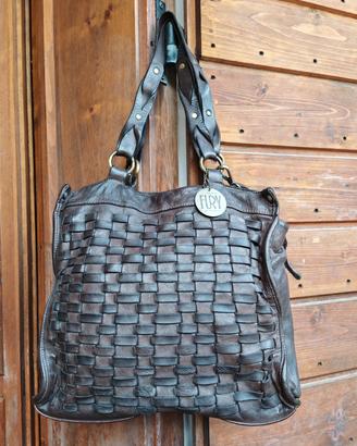Borsa in vera pelle Fury