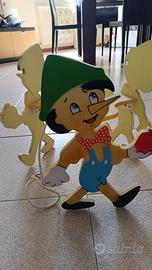Lampadario per cameretta bambini a tema Pinocchio