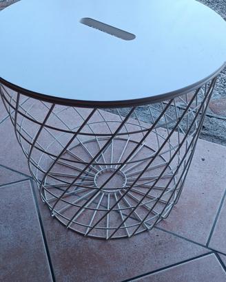 tavolo vassoio Ikea KVISTBRO Bianco