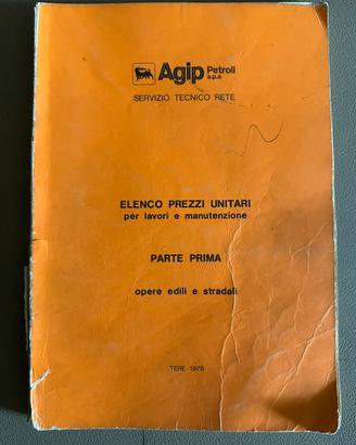 Manuale Tecnico Agip 1978 Opere Edili Rete
