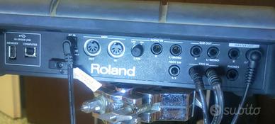Roland SPD-SX con supporto e asta