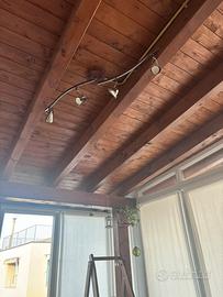 Tettoia legno e serramenti pvc