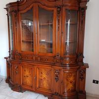 Credenza/vetrina in legno massello primi ’900