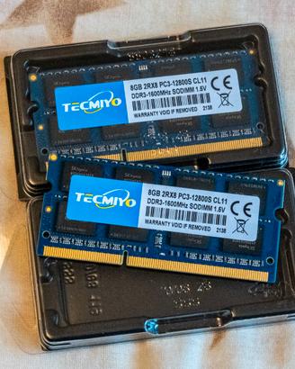 Memorie RAM 16GB DDR3-1600MHz