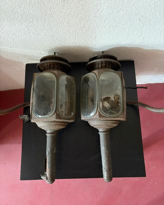 fanali da carrozza a cavalli dell 800