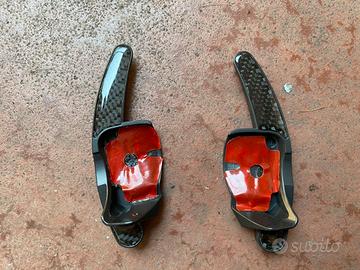 Palette cambio leva carboon look Seat Leon VW Golf