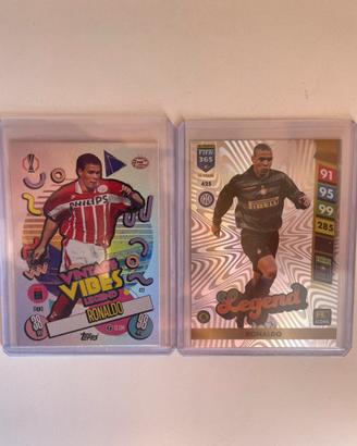 Lotto 2X Card Ronaldo Fenomeno