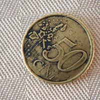 Moneta rara con decentramento 50 cent