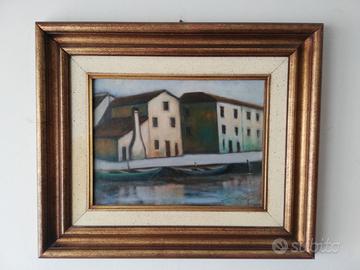 QUADRO PITTORE "SIEBESSI ARTURO" OLIO SU TELA.