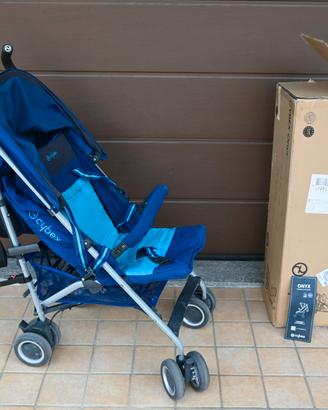 Passeggino Cybex Onyx blu + borsa