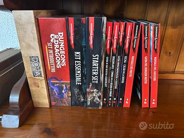 Collezione Libri, set Dnd e miniature originali