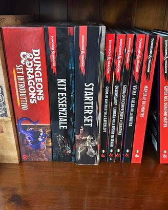 Collezione Libri, set Dnd e miniature originali