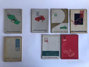 Libretti Manuale FIAT 500 e altri
