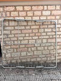 Rete letto matrimoniale in metallo