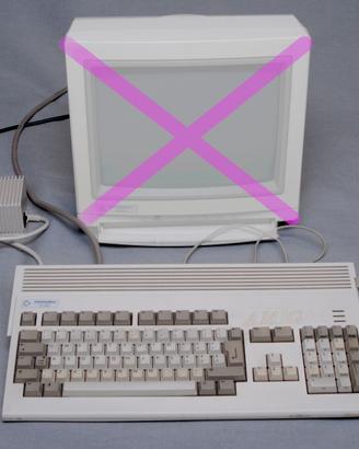 Amiga 1200 + TQM 68030@50MHz e 16MB di ram