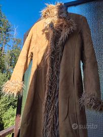 Cappotto stile Vintage pelliccia sintetica