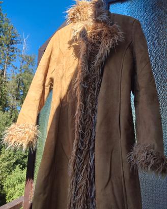 Cappotto stile Vintage pelliccia sintetica