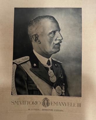 Ritratto Ufficiale Vittorio Emanuele III 