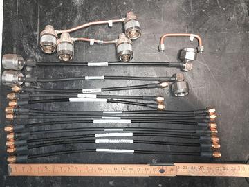 lotto di cavetti RF semirigidi N e SMA