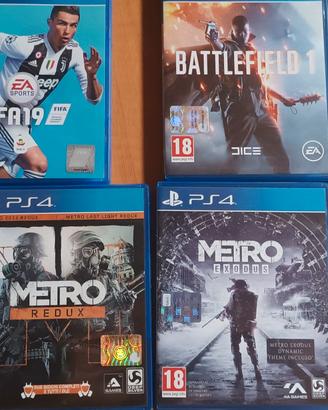 Lotto giochi PS2/Xbox 360/PS4