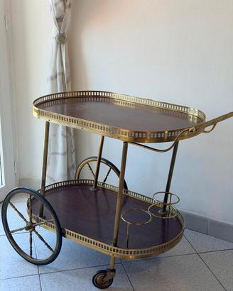CARRELLO BAR VINTAGE HOLLYWOOD  REGENCY 1950