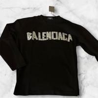 Longsleeve Balenciaga nera taglia L